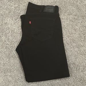 Men’s Levi 559 black jeans-38/30